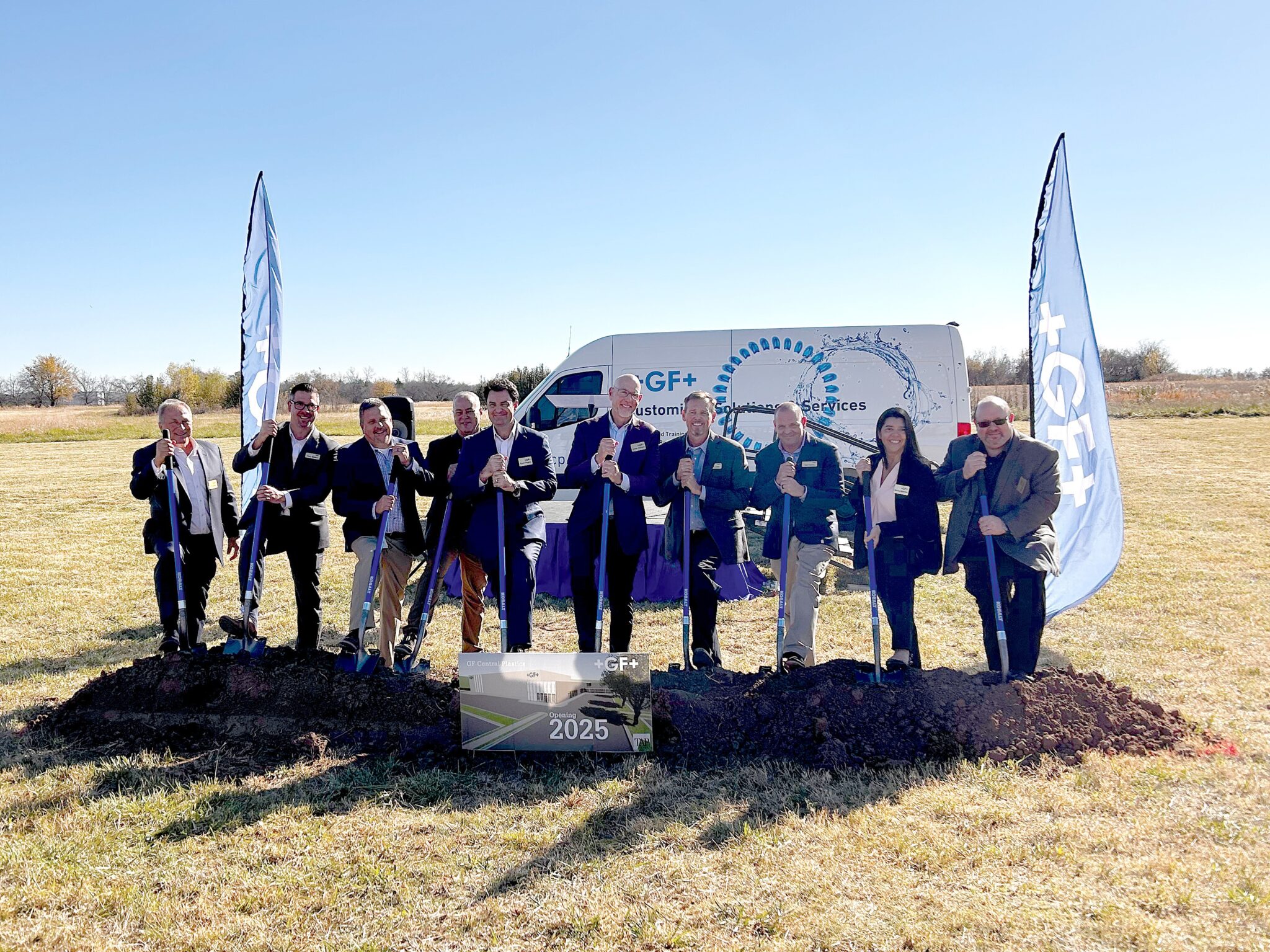 GF Central Plastics breaks ground on 2nd plant in Shawnee Oklahoma