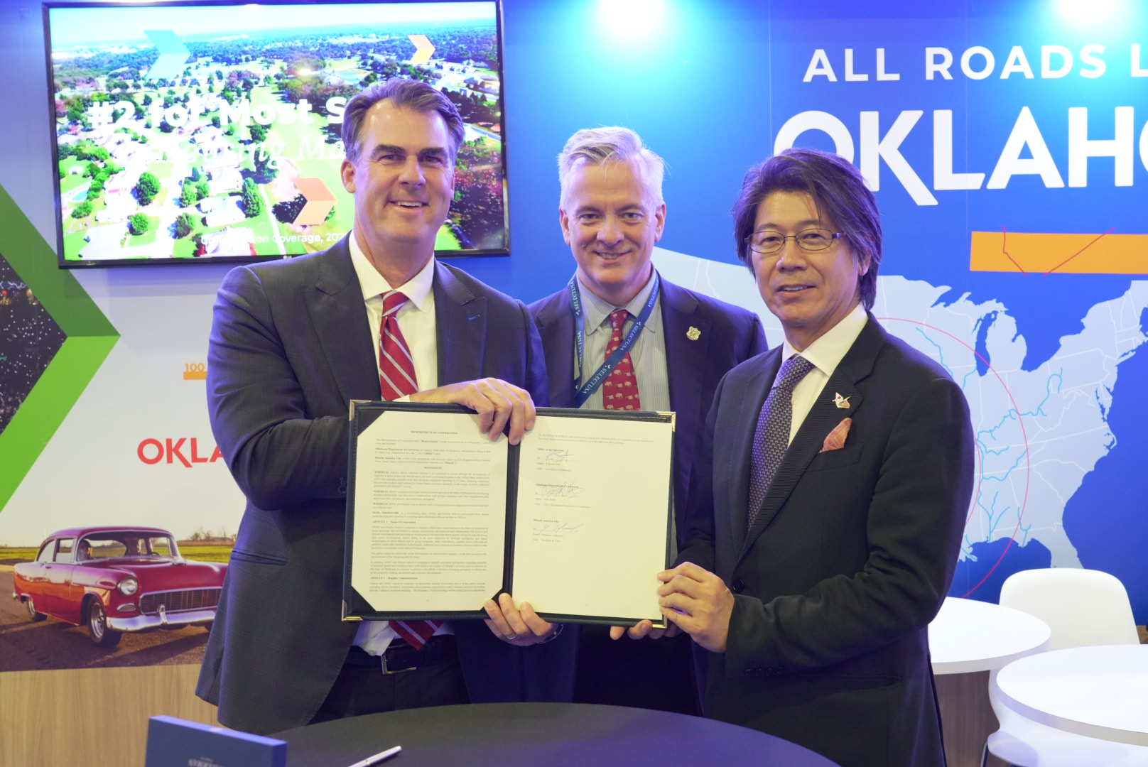 Oklahoma and Hitachi Formalize Strategic Partnership to Drive Innovation and Economic Growth