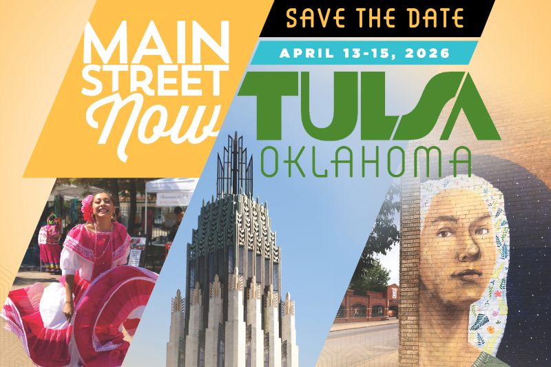 Tulsa to Host Leaders In Community-driven Main Street Revitalization at 2026 Main Street Now Conference